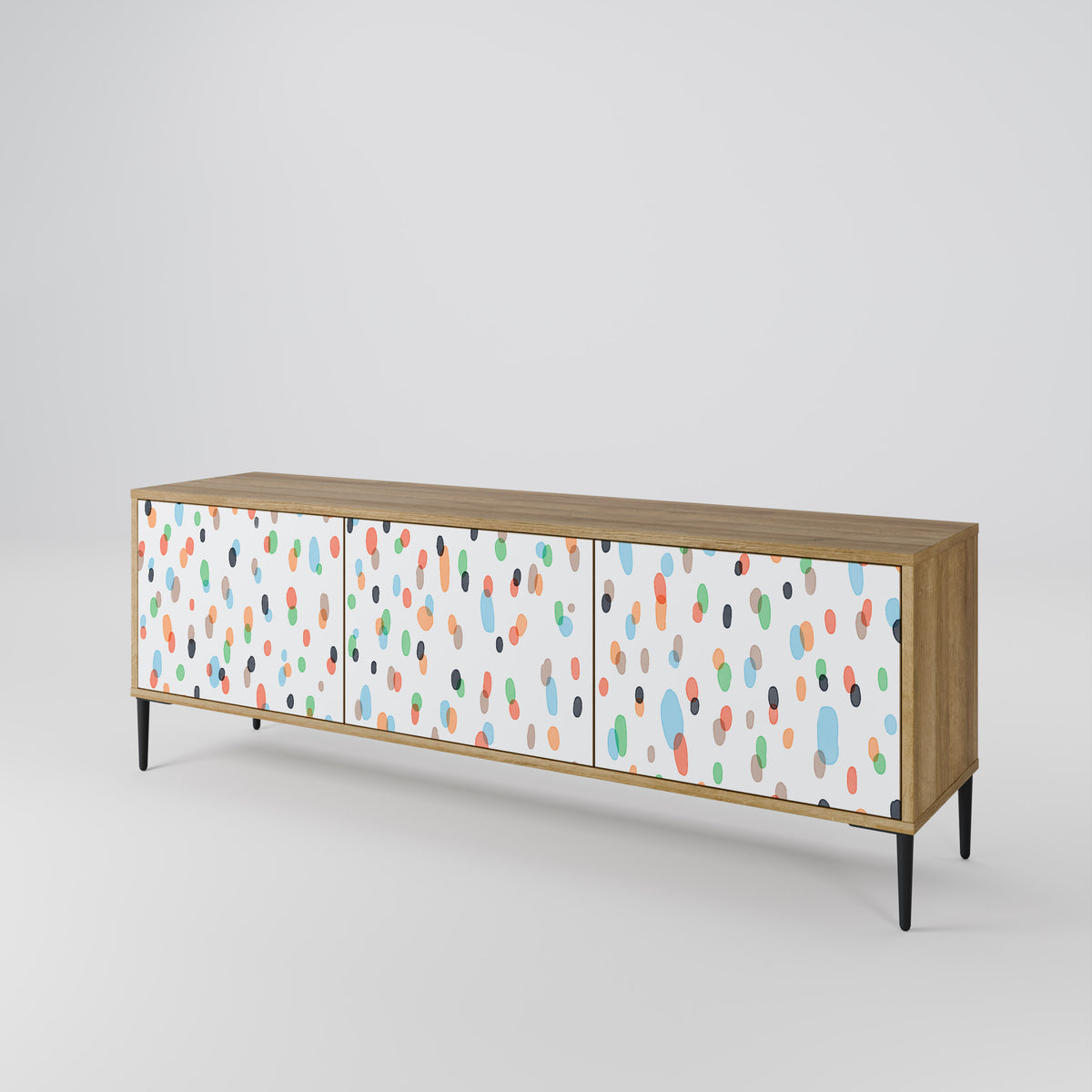 ENERGETIC SPOTS 3-Door TV Cabinet