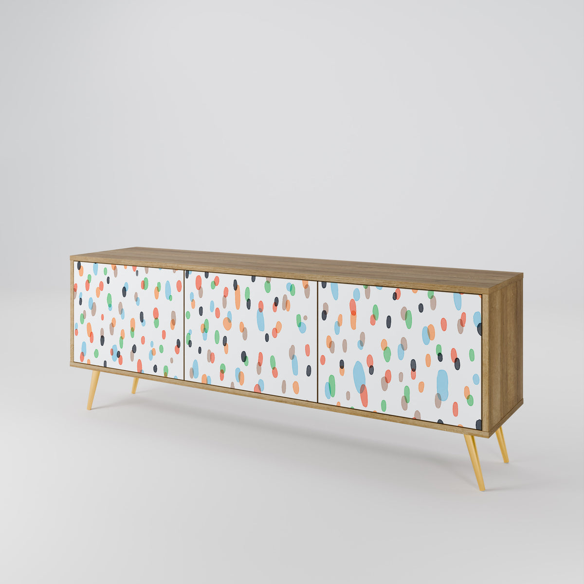 ENERGETIC SPOTS 3-Door TV Cabinet