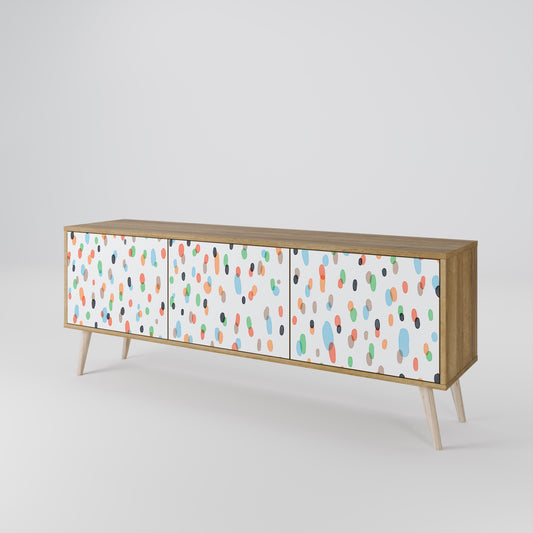 ENERGETIC SPOTS 3-Door TV Cabinet
