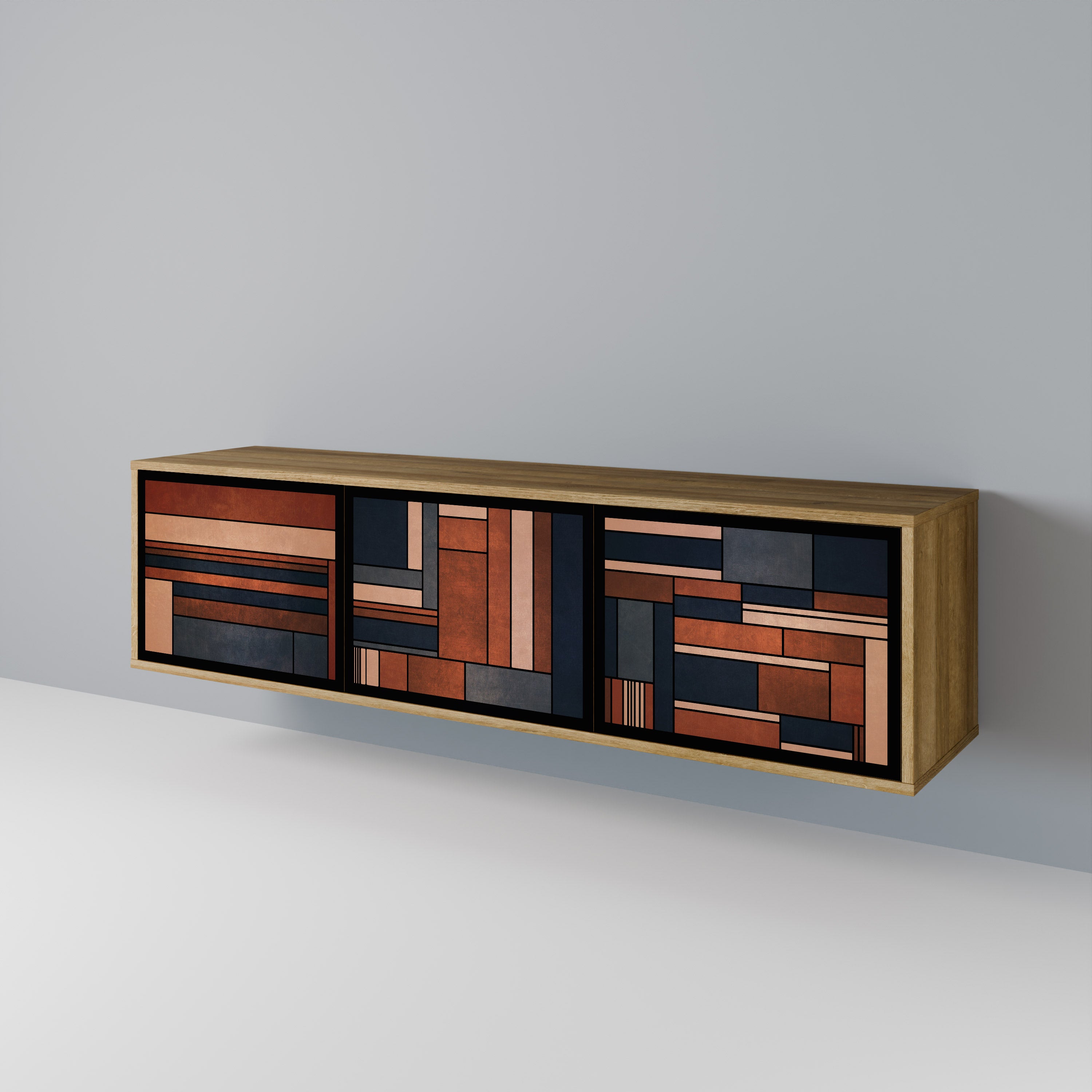 INTREPID FORMATION 3-Door TV Cabinet
