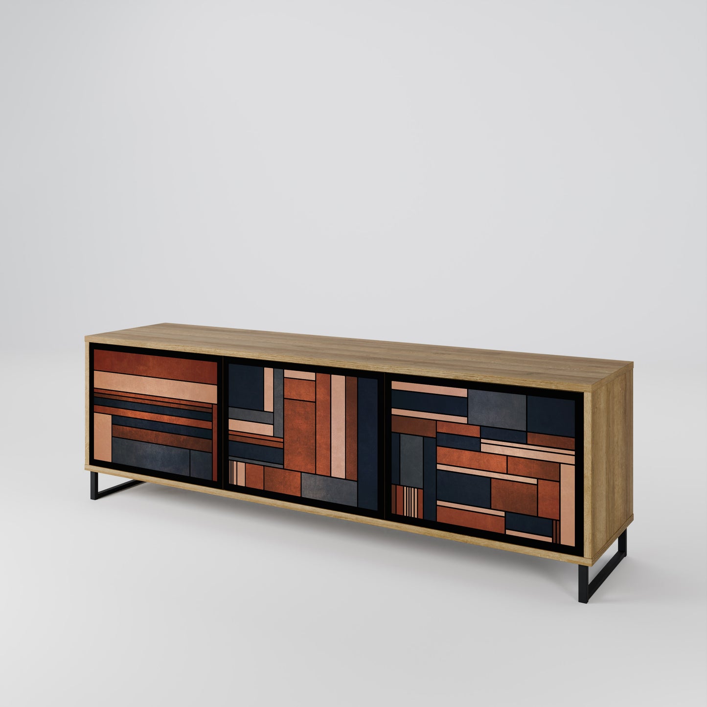 INTREPID FORMATION 3-Door TV Cabinet