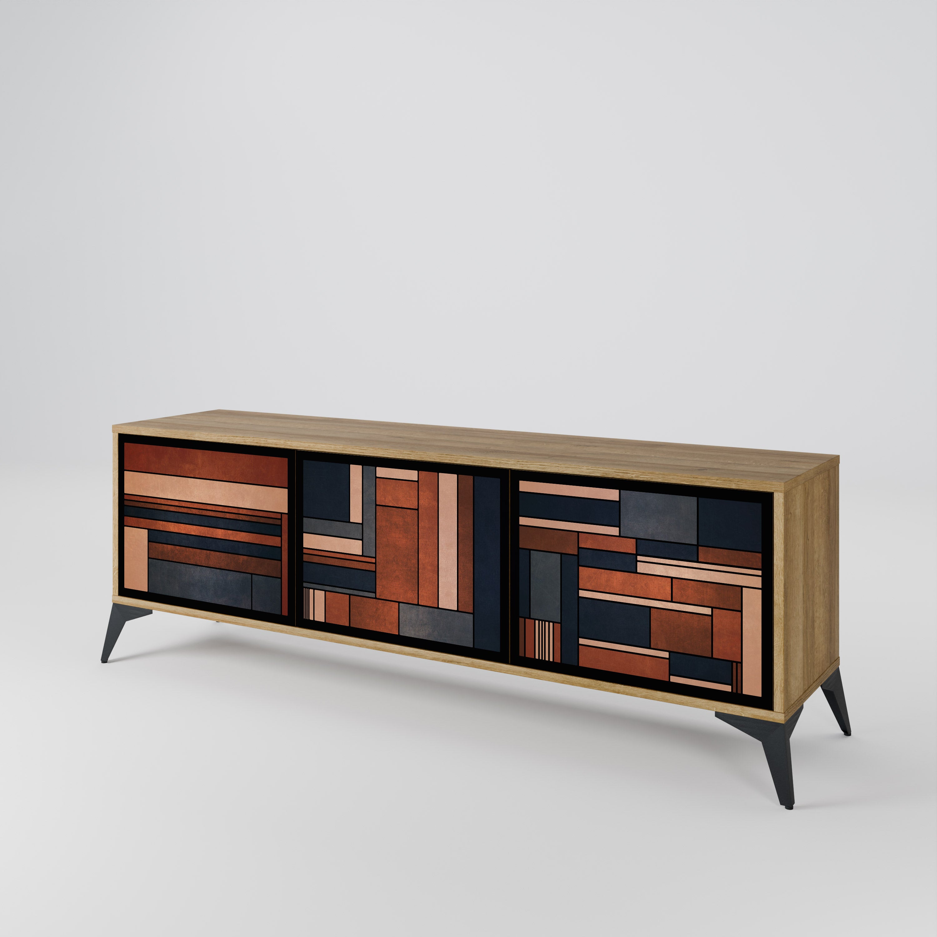 INTREPID FORMATION 3-Door TV Cabinet