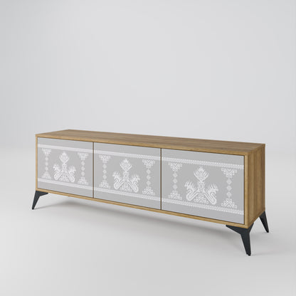 THAI GRAY 3-Door TV Cabinet