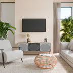 POLYGON ILLUSION 3-Door TV Cabinet