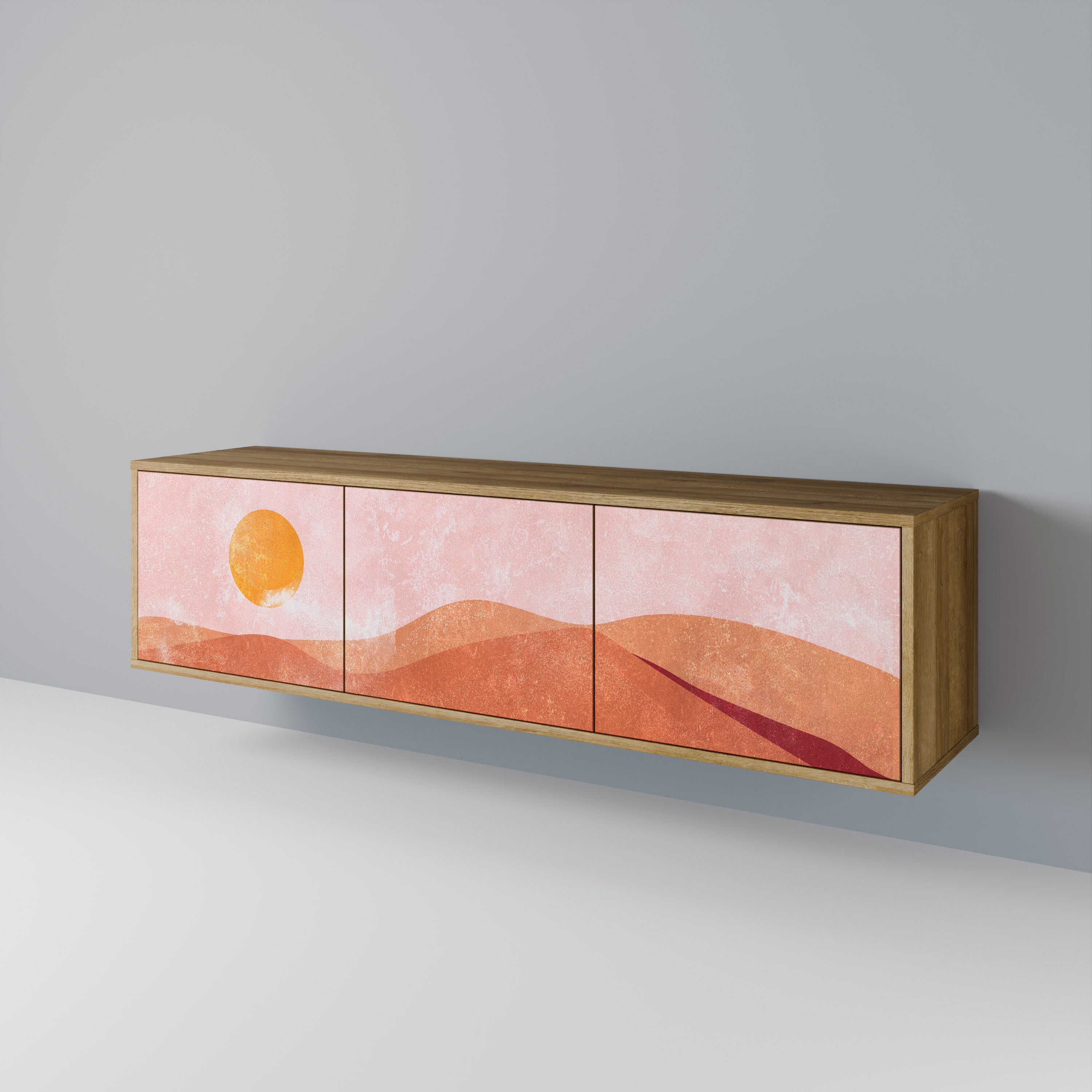 LUMINOUS SUNLIGHT 3-Door TV Cabinet