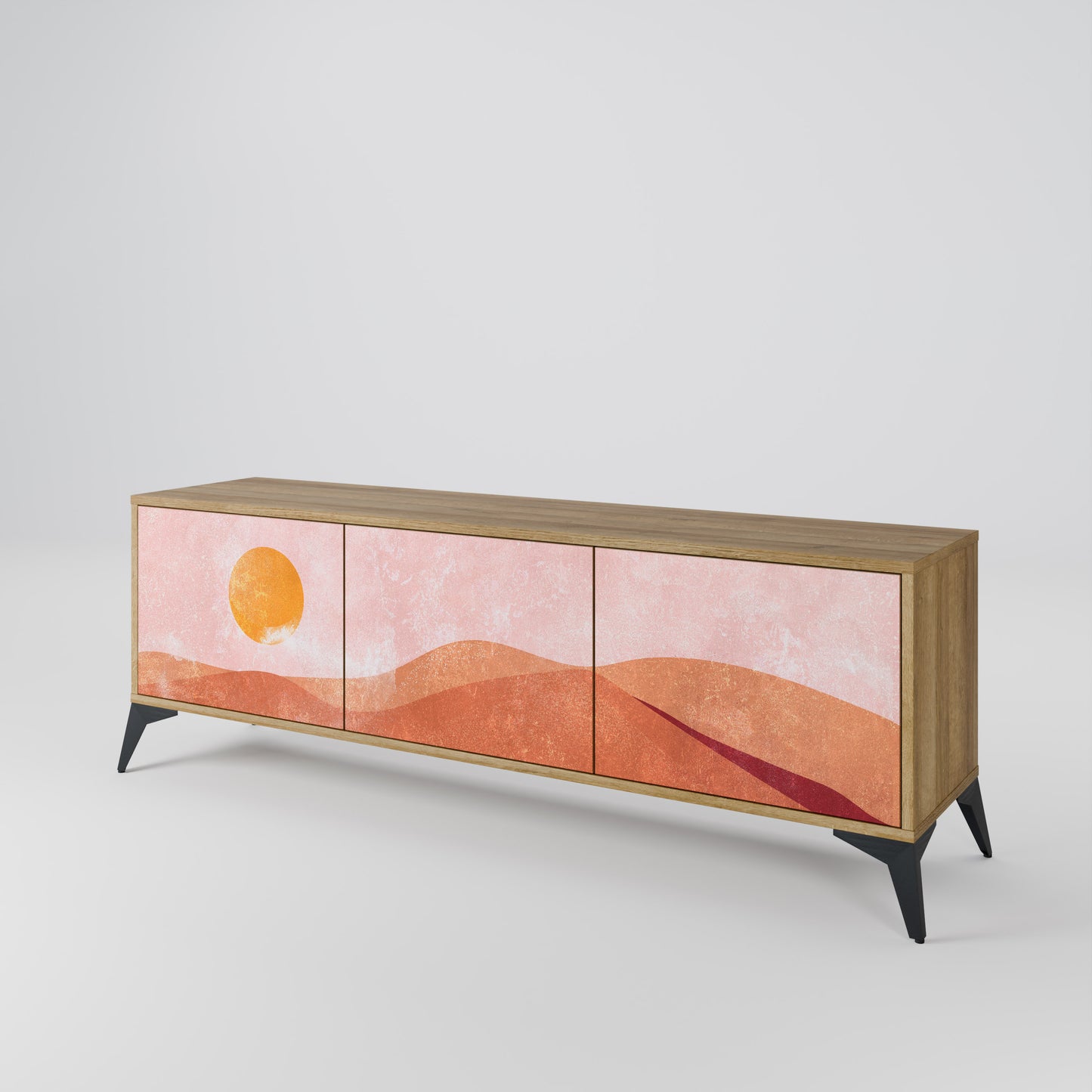 LUMINOUS SUNLIGHT 3-Door TV Cabinet