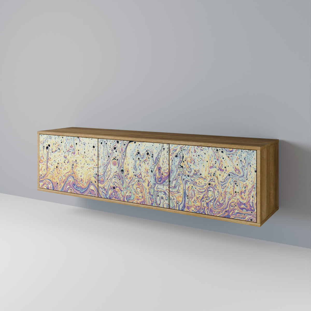 MOSAIC OF COLORS 3-Door TV Cabinet