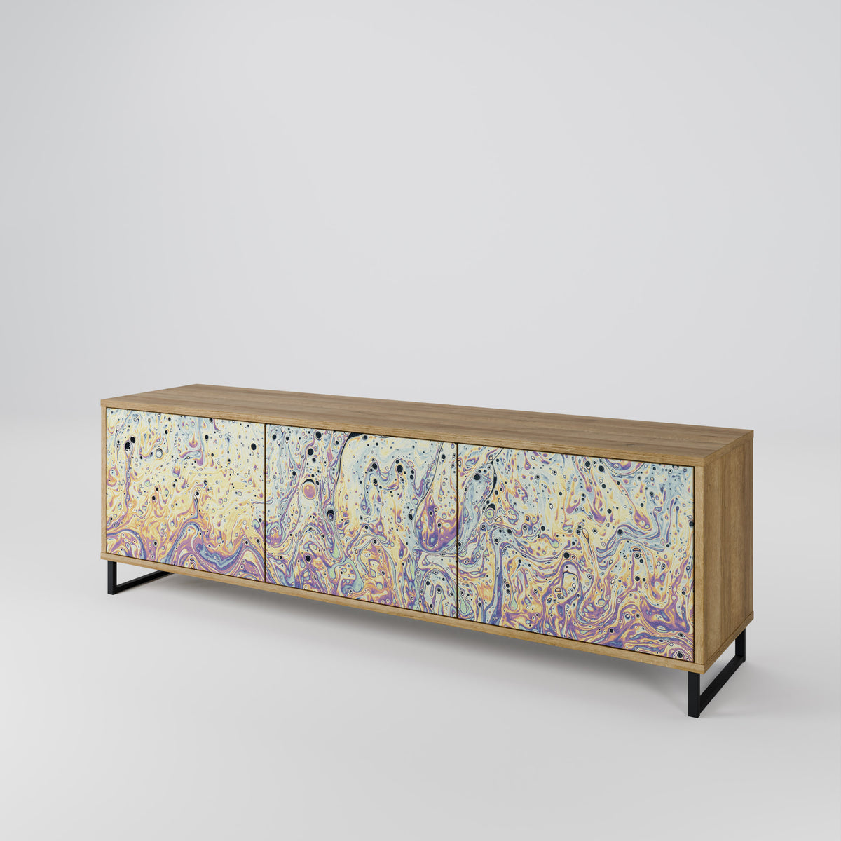 MOSAIC OF COLORS 3-Door TV Cabinet