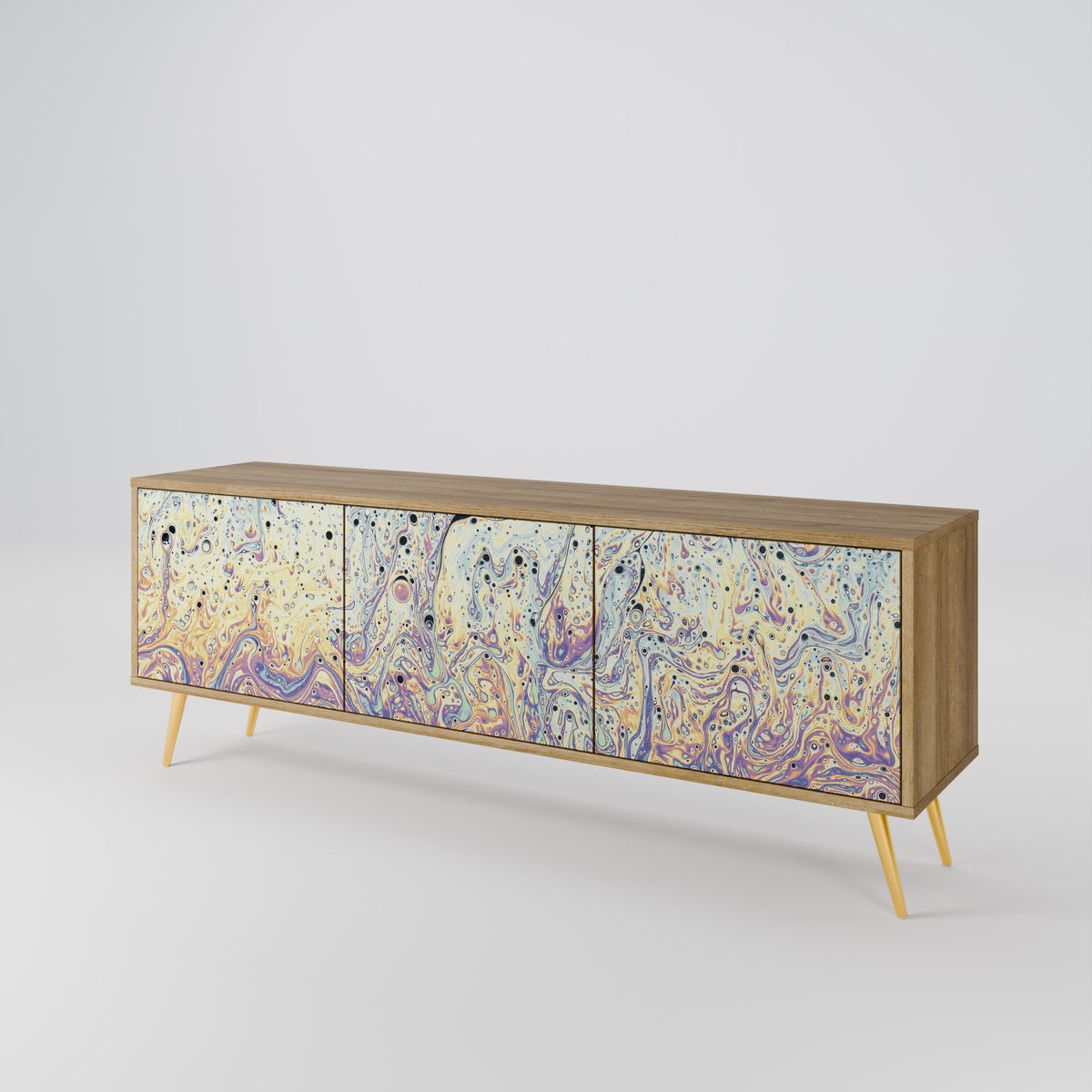 MOSAIC OF COLORS 3-Door TV Cabinet