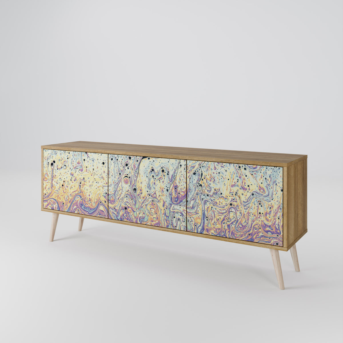 MOSAIC OF COLORS 3-Door TV Cabinet