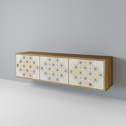 PATTERNED PRISM 3-Door TV Cabinet