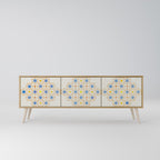 PATTERNED PRISM 3-Door TV Cabinet