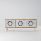 HEXAGONAL FIGURES 3-Door TV Cabinet