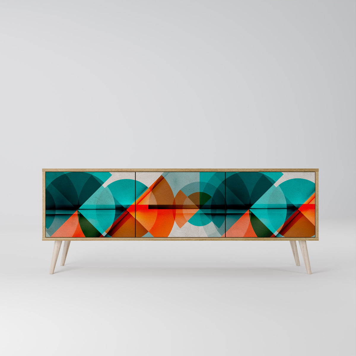 CIRCULAR RHAPSODY 3-Door TV Cabinet