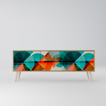 CIRCULAR RHAPSODY 3-Door TV Cabinet