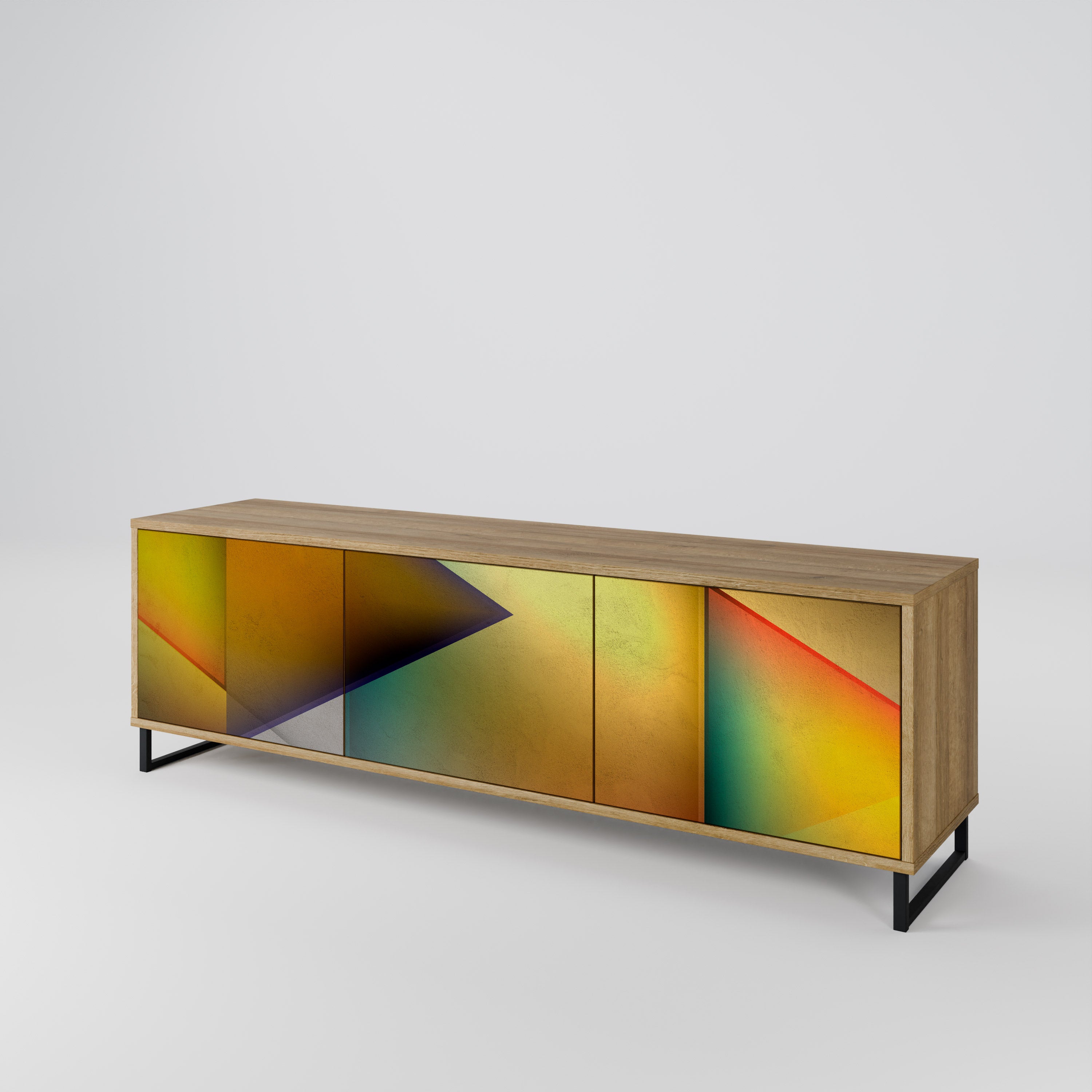 PIERCING SHARPNESS 3-Door TV Cabinet