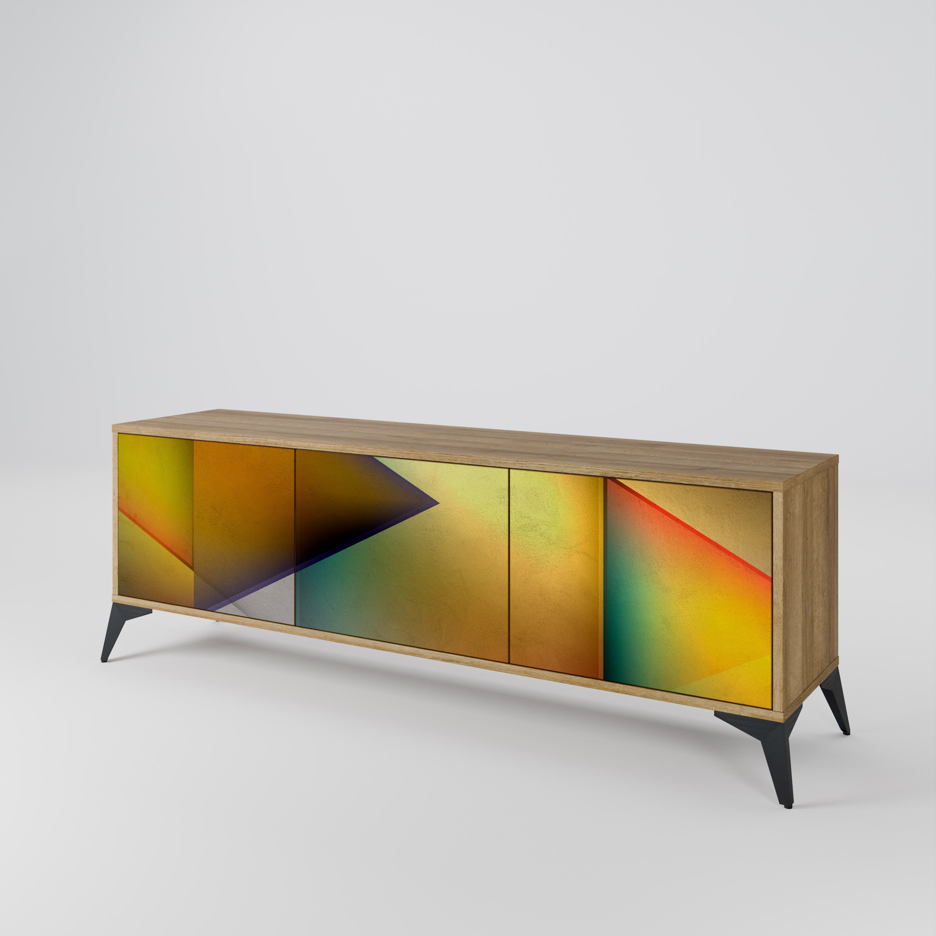 PIERCING SHARPNESS 3-Door TV Cabinet