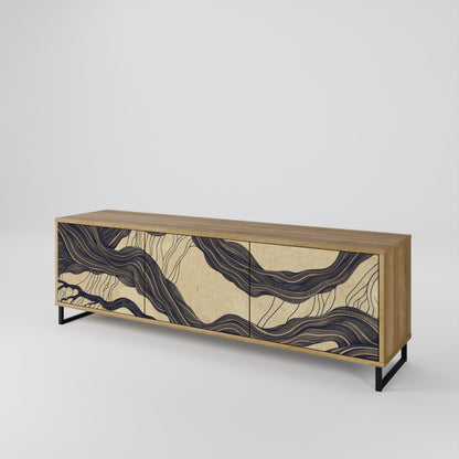 UNIFIED FRAGMENTS 3-Door TV Cabinet