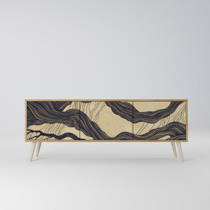 UNIFIED FRAGMENTS 3-Door TV Cabinet