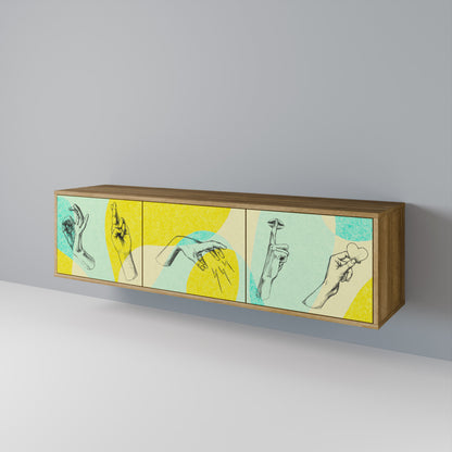 BODY LANGUAGE 3-Door TV Cabinet