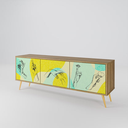 BODY LANGUAGE 3-Door TV Cabinet