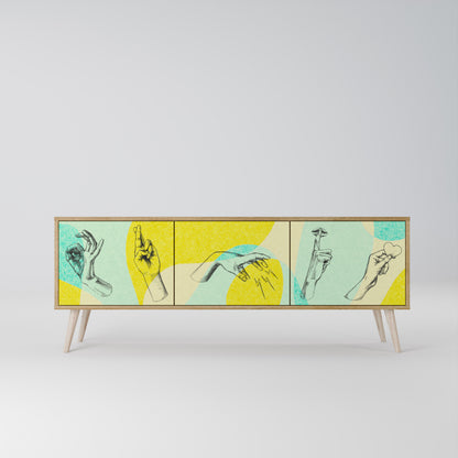 BODY LANGUAGE 3-Door TV Cabinet