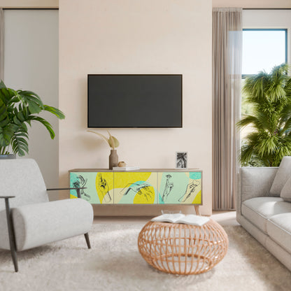 BODY LANGUAGE 3-Door TV Cabinet