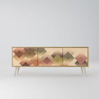 GEOMETRIC FUSION 3-Door TV Cabinet