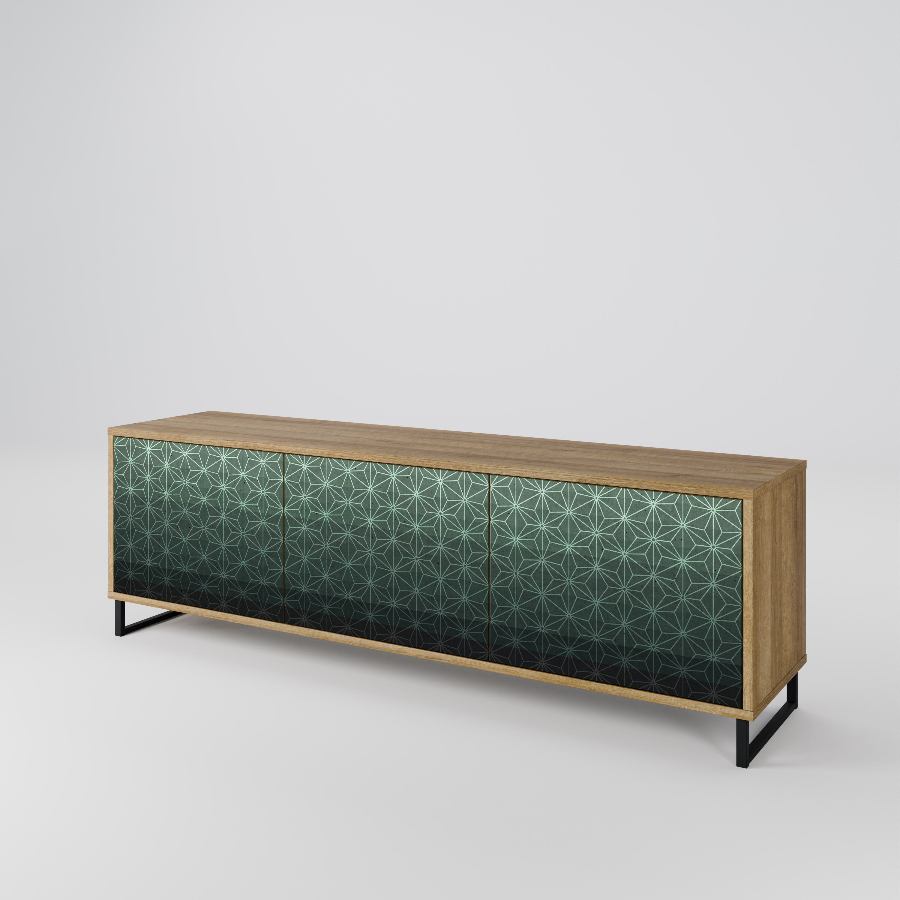ORNAMENTAL GLIMMER 3-Door TV Cabinet