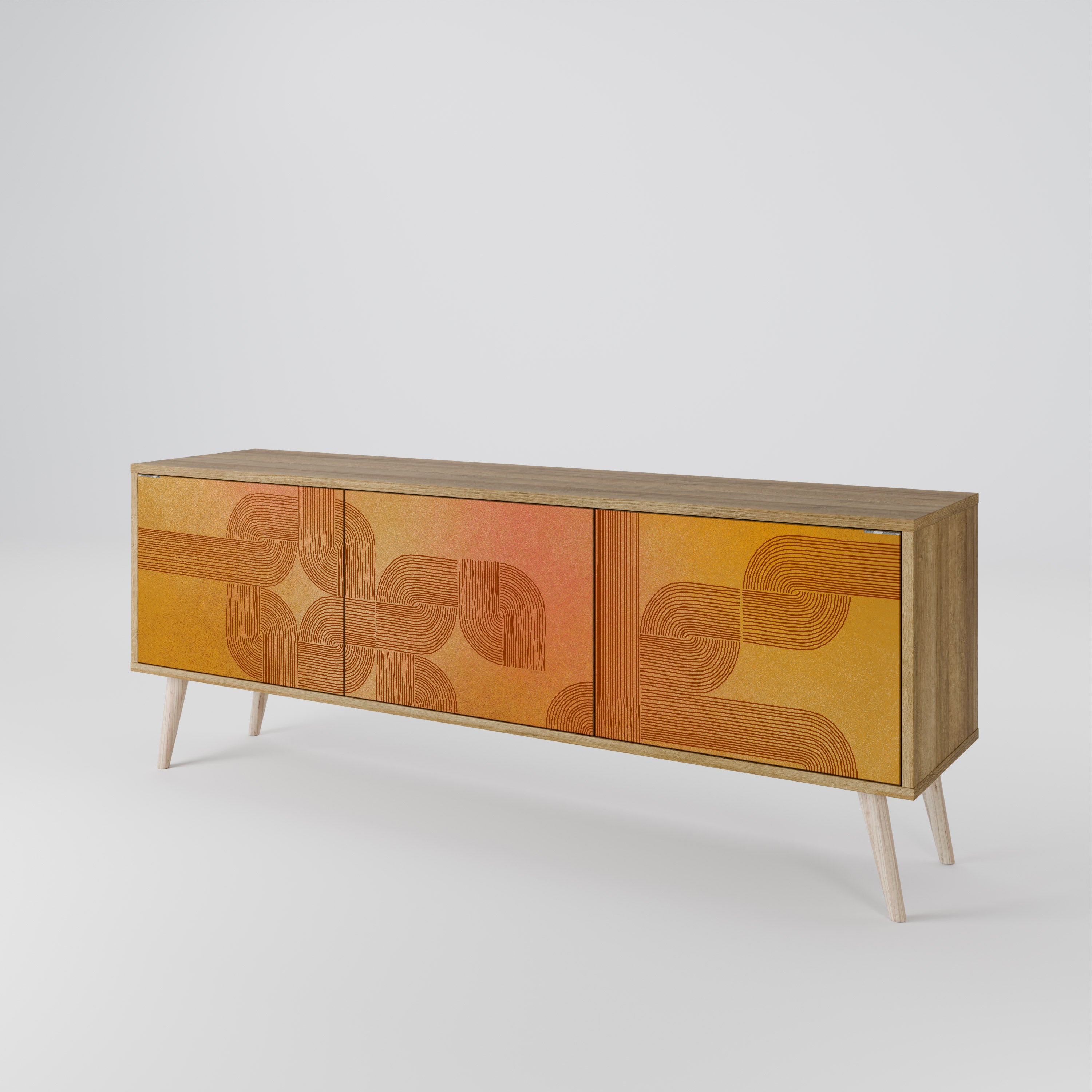 STRENGTHENING RELATION 3-Door TV Cabinet