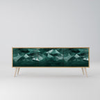 POLYGONAL FLOATING 3-Door TV Cabinet