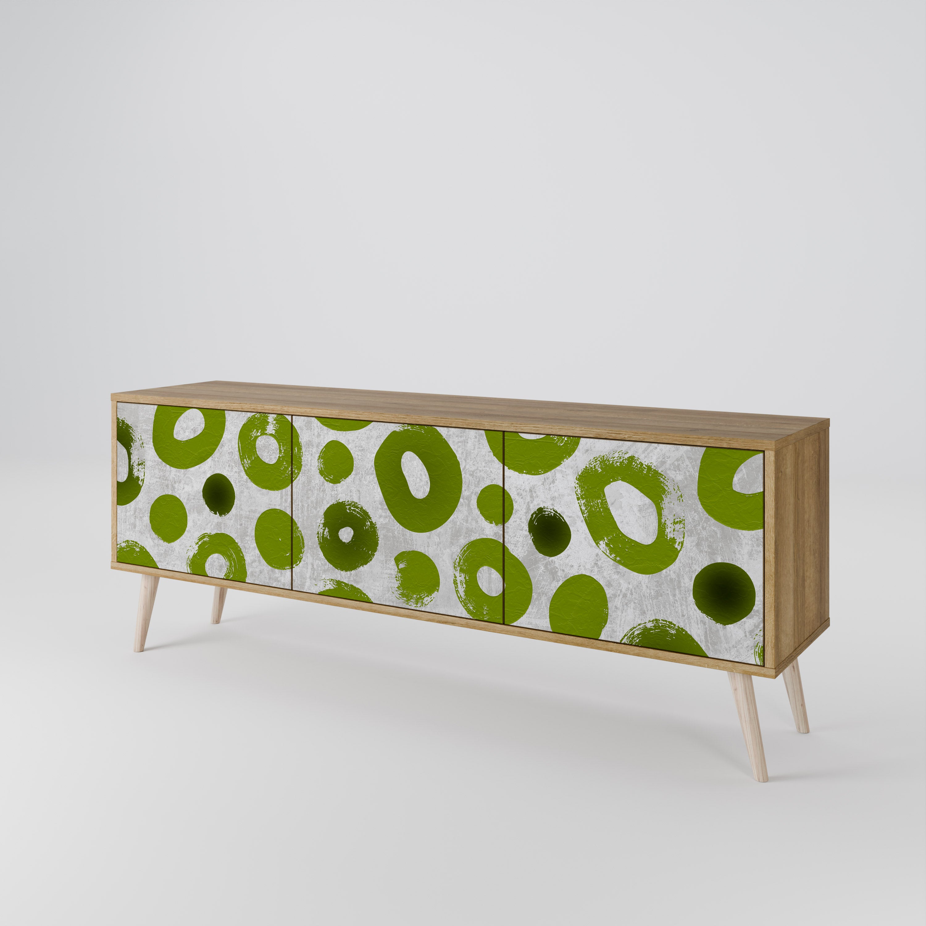 GREEN RHAPSODY 3-Door TV Cabinet