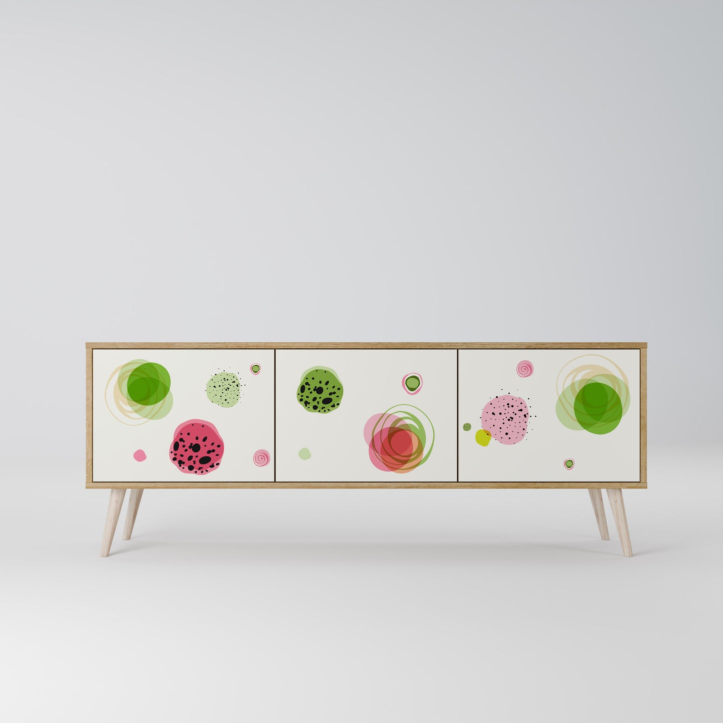 COLORFUL COSMOS 3-Door TV Cabinet