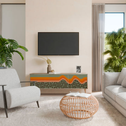 SIMPLE SOLUTIONS 3-Door TV Cabinet