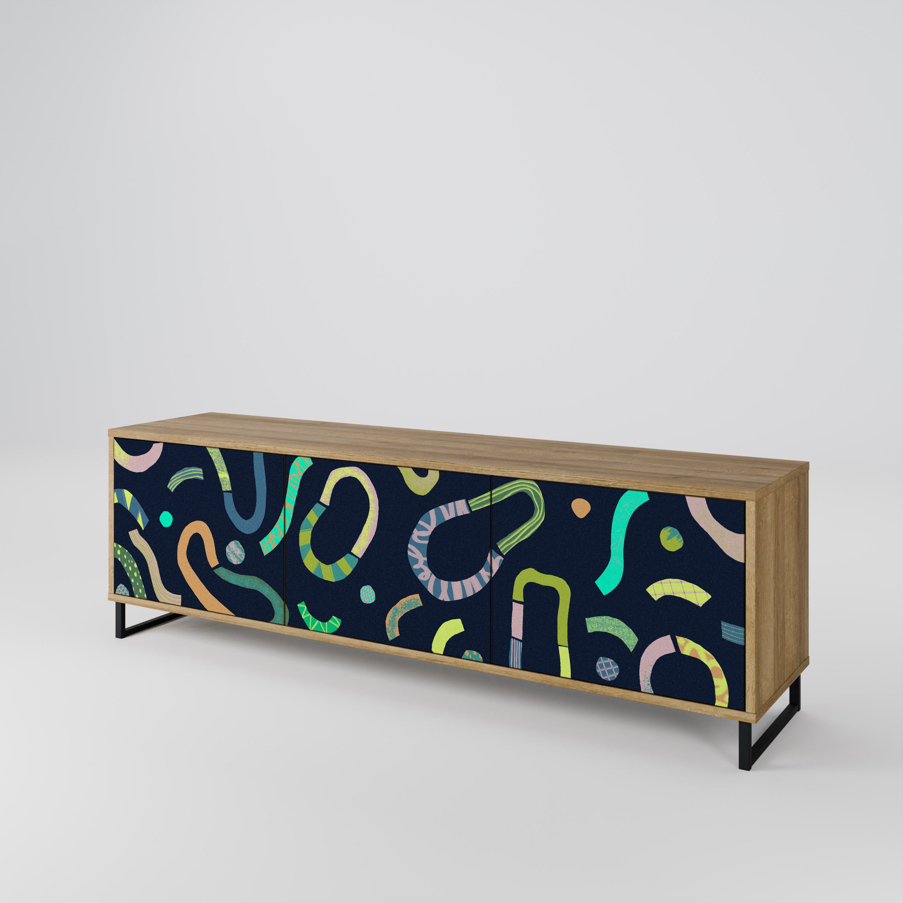 CONTRAST DANCE 3-Door TV Cabinet