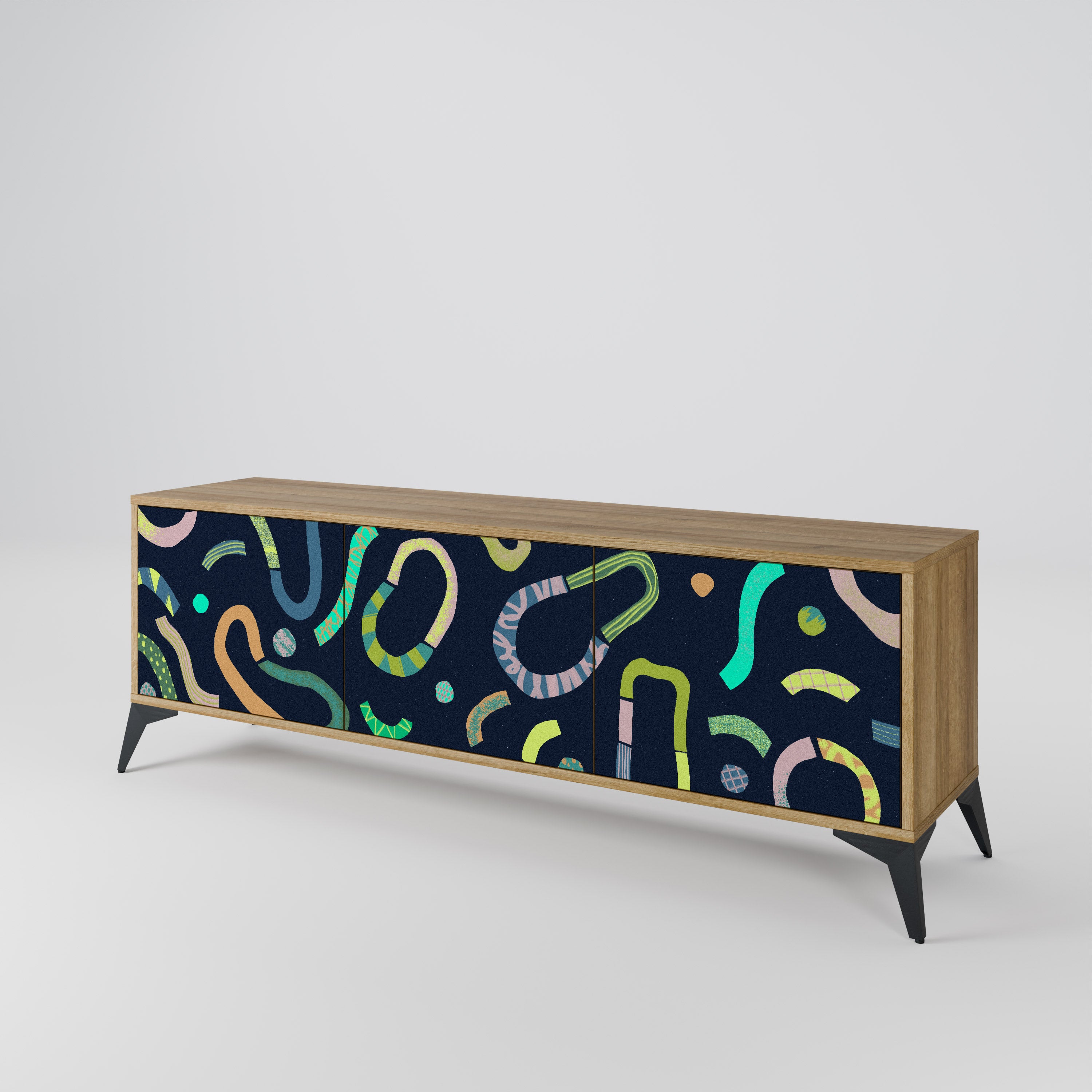 CONTRAST DANCE 3-Door TV Cabinet
