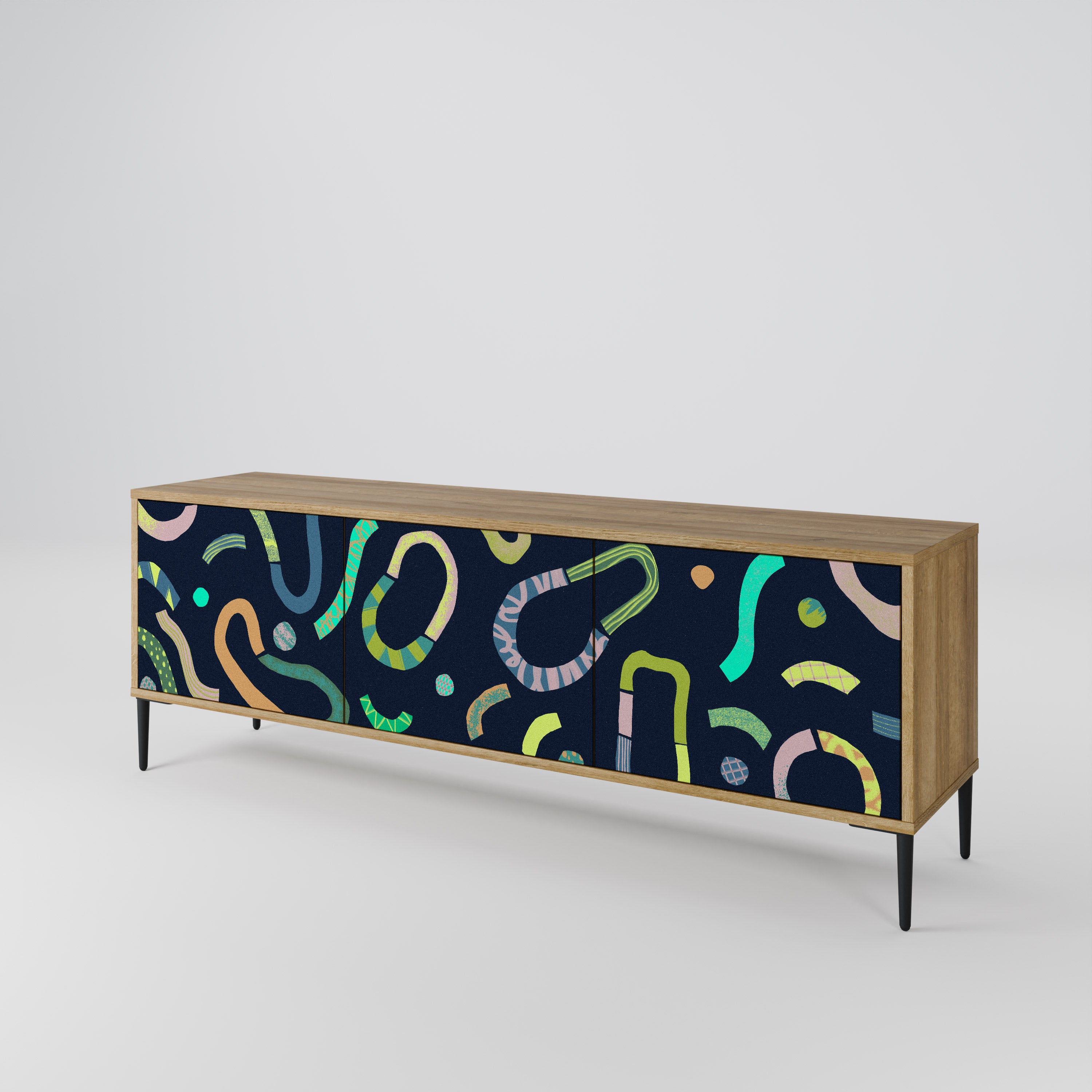 CONTRAST DANCE 3-Door TV Cabinet