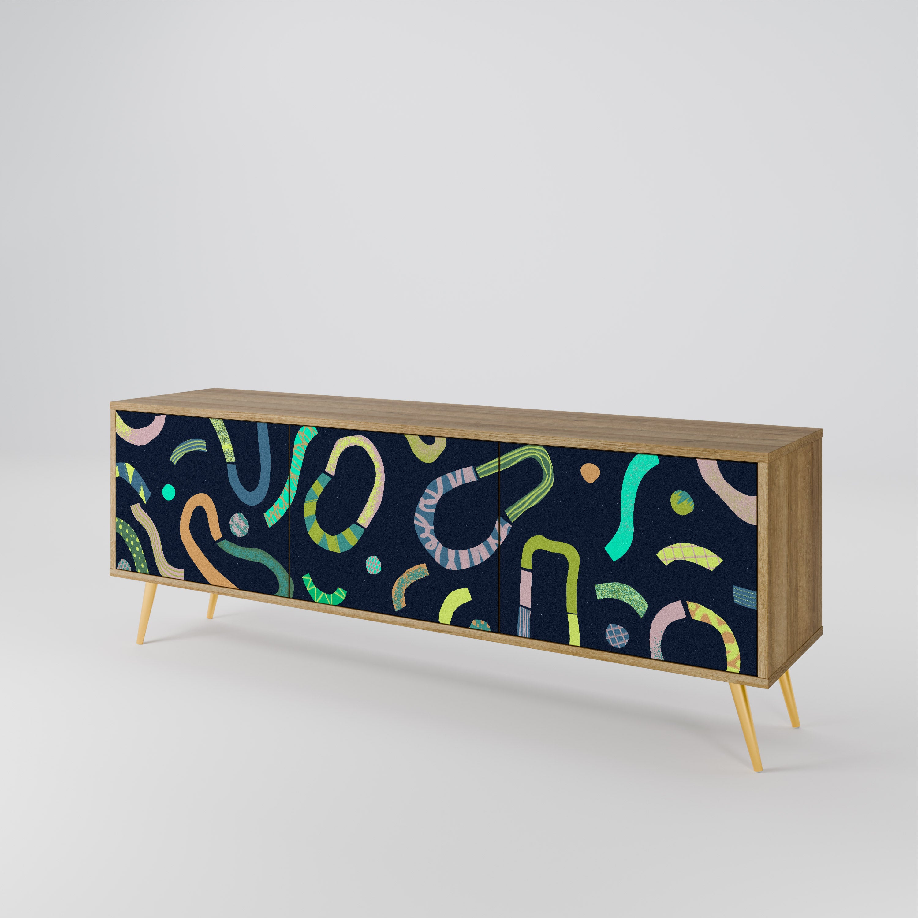 CONTRAST DANCE 3-Door TV Cabinet