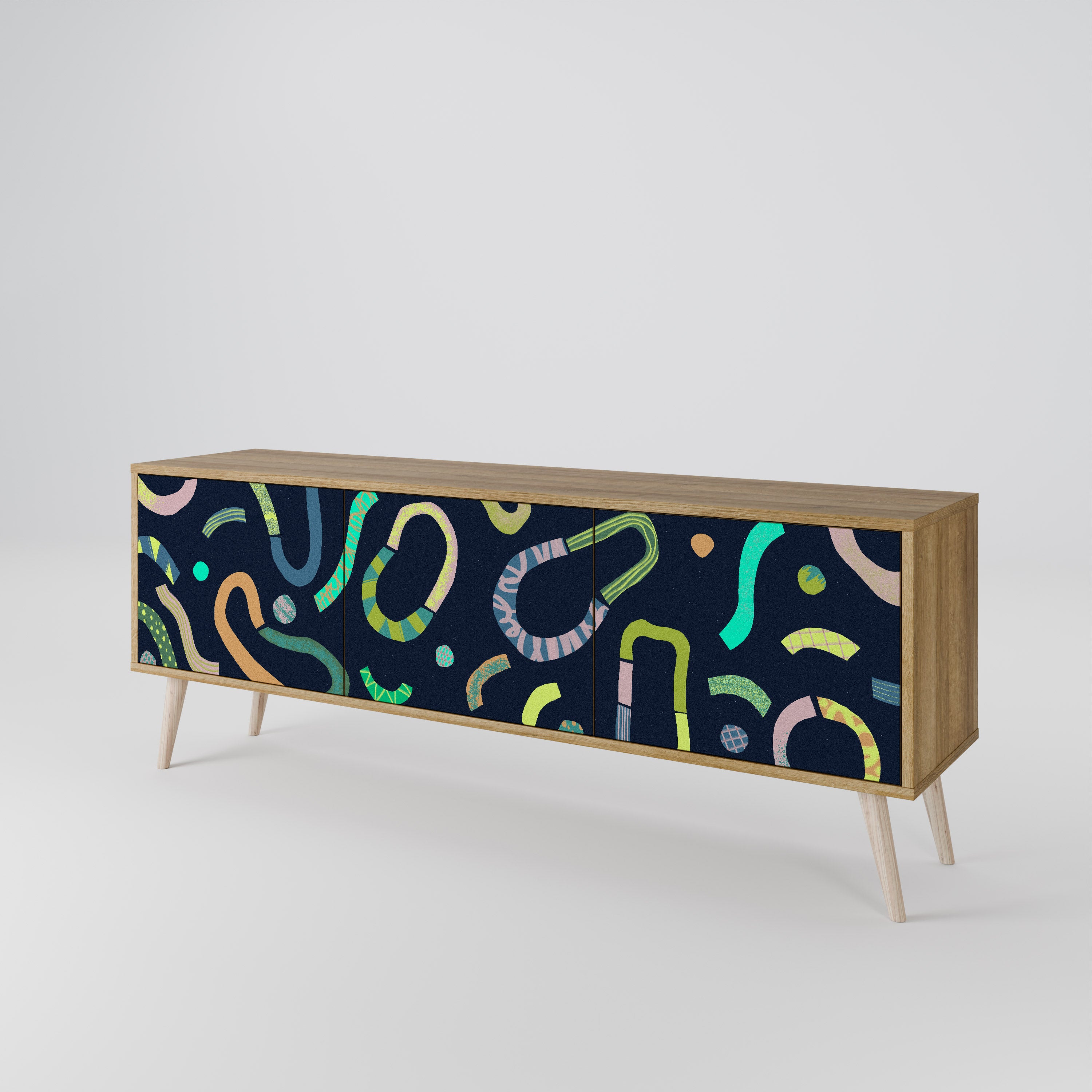 CONTRAST DANCE 3-Door TV Cabinet
