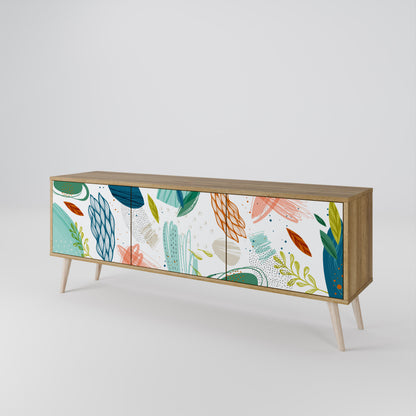 BOTANICAL HURRICANE 3-Door TV Cabinet