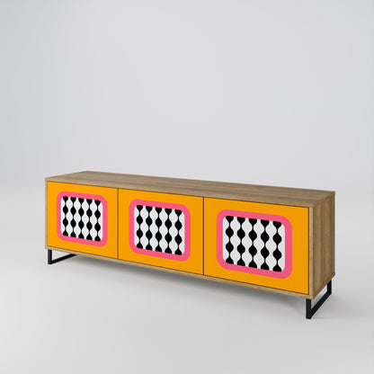 TEARS IN HEAVEN 3-Door TV Cabinet