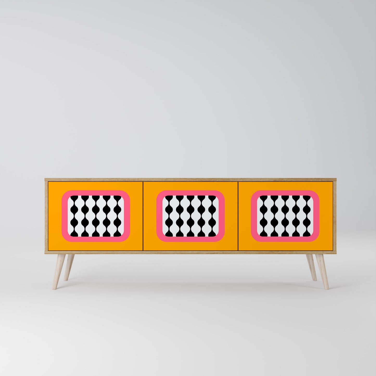 TEARS IN HEAVEN 3-Door TV Cabinet