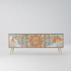 MYSTICAL STRUCTURE 3-Door TV Cabinet