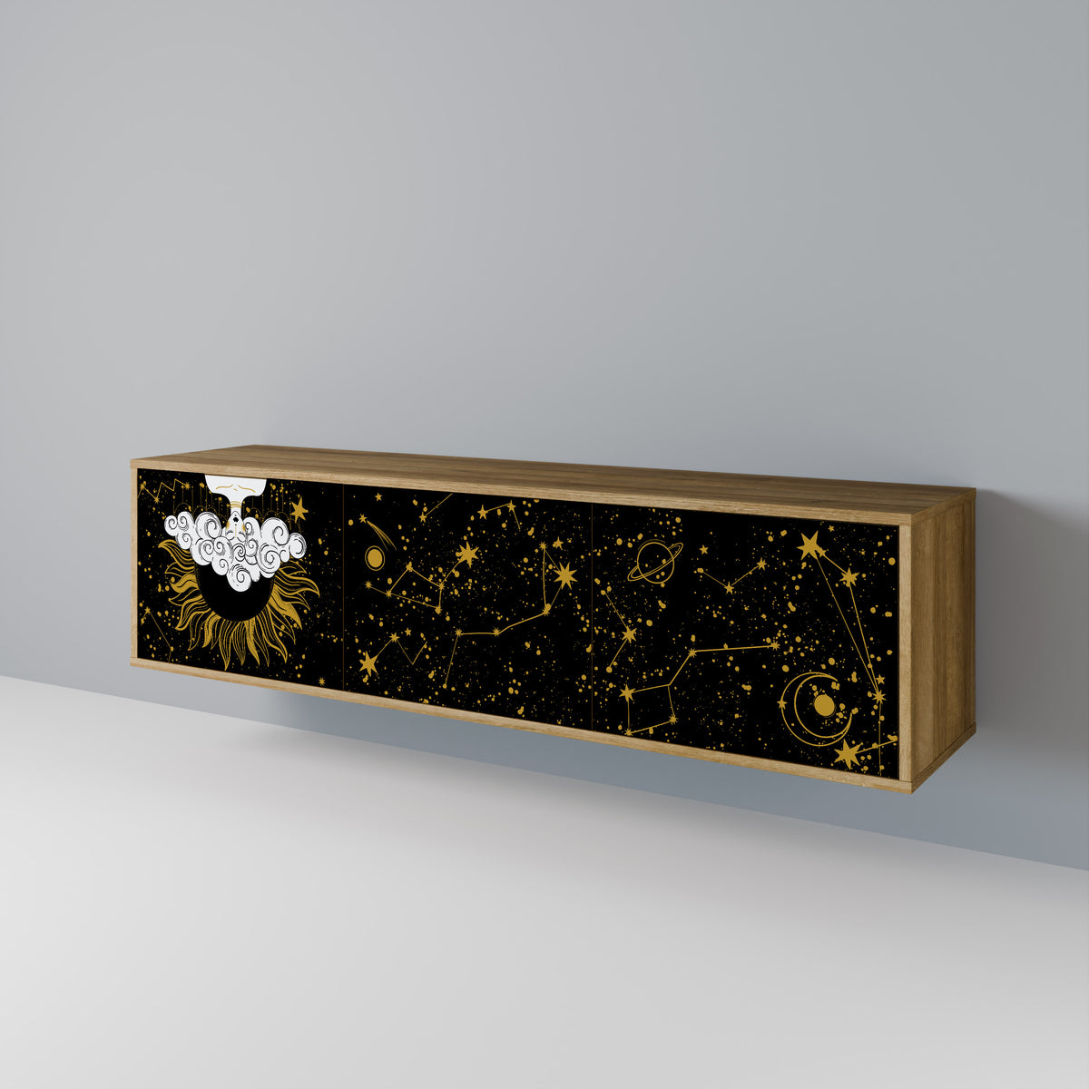 STELLAR CONSTELLATIONS 3-Door TV Cabinet