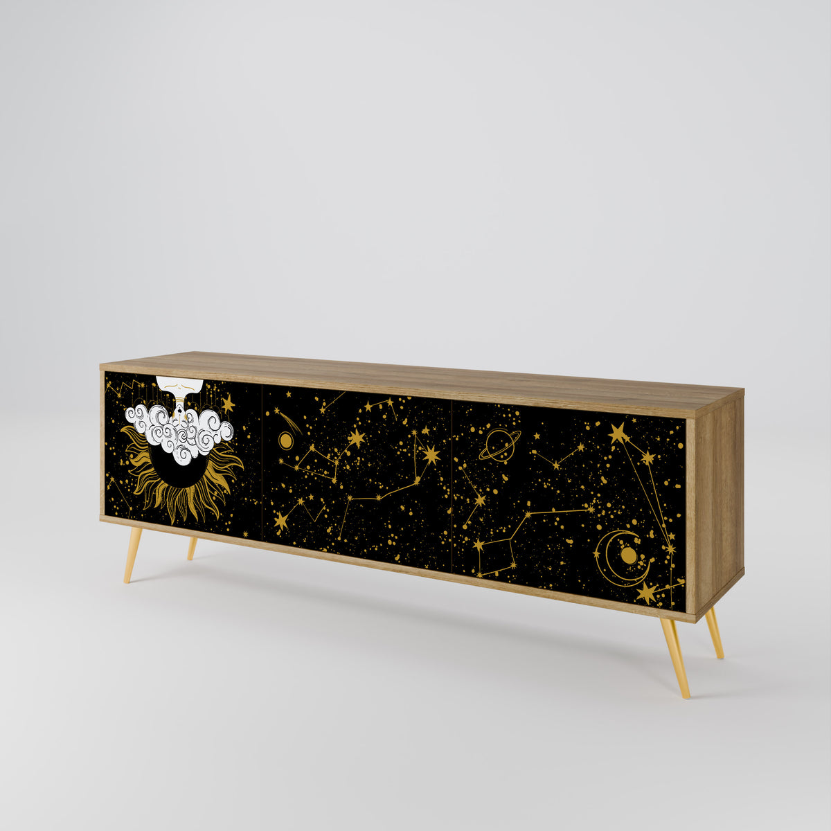 STELLAR CONSTELLATIONS 3-Door TV Cabinet