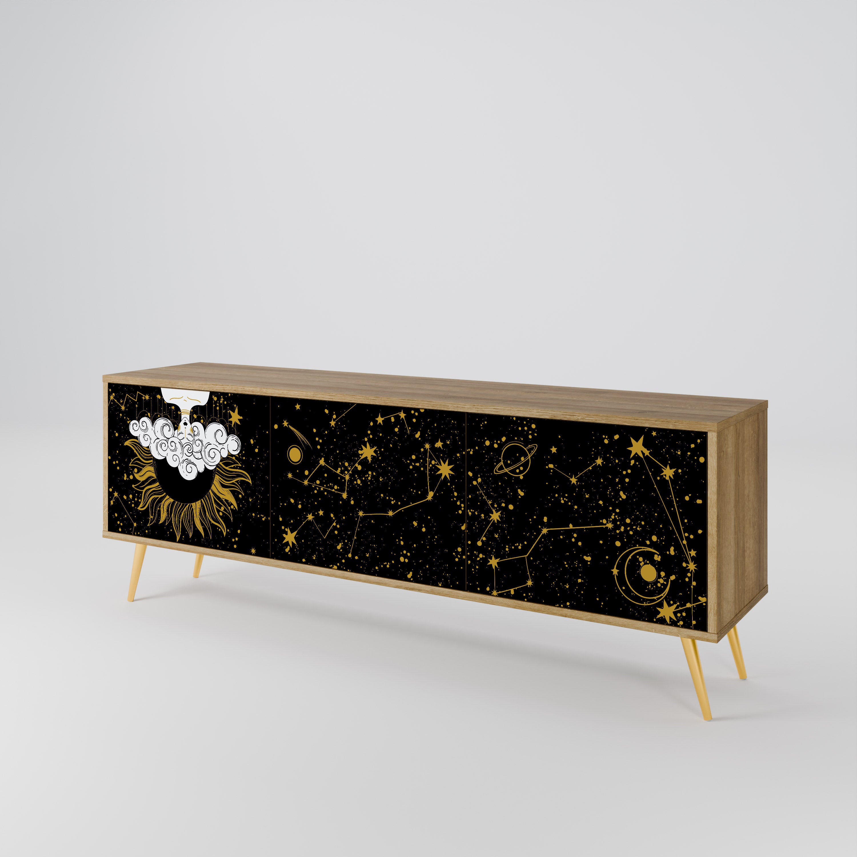 STELLAR CONSTELLATIONS 3-Door TV Cabinet