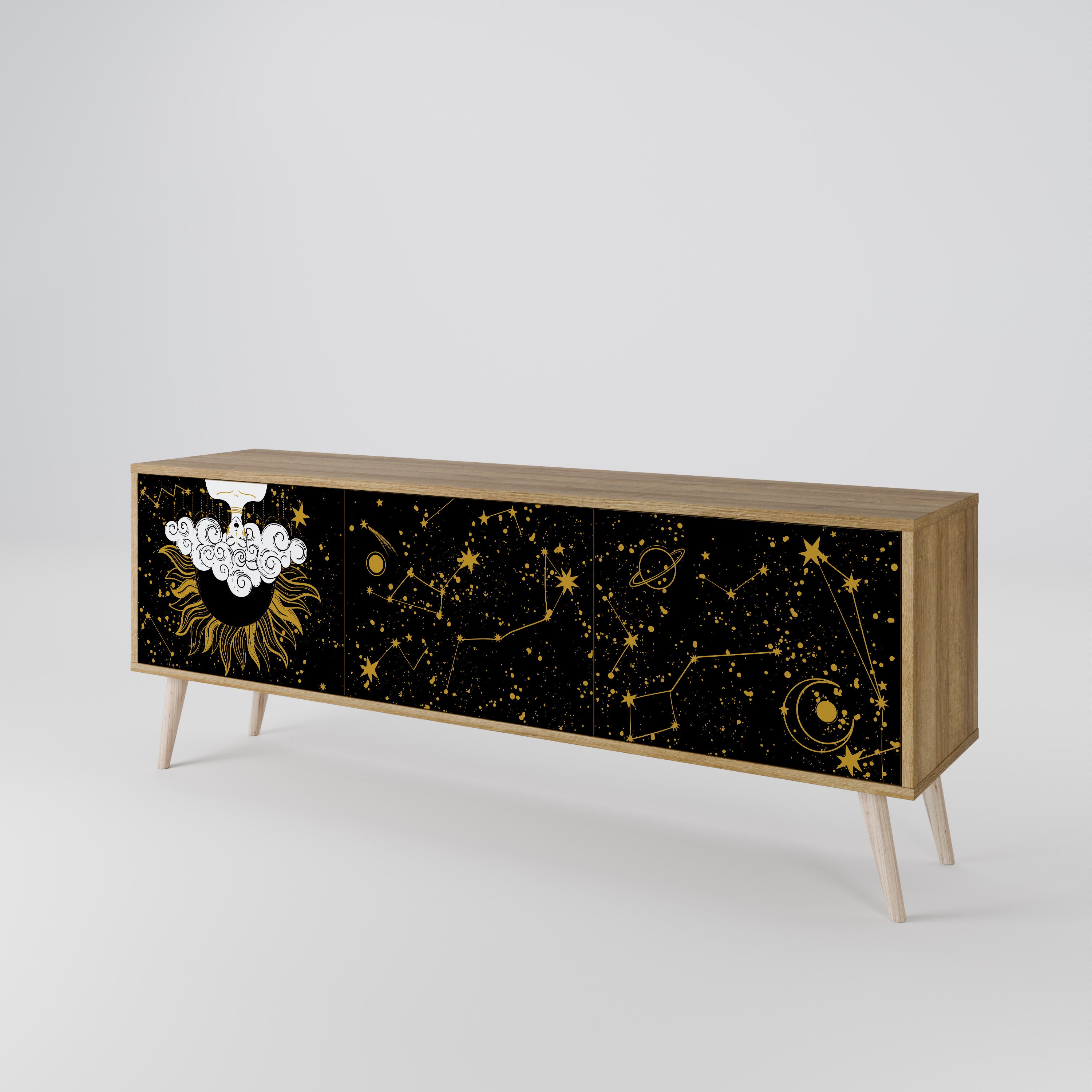 STELLAR CONSTELLATIONS 3-Door TV Cabinet