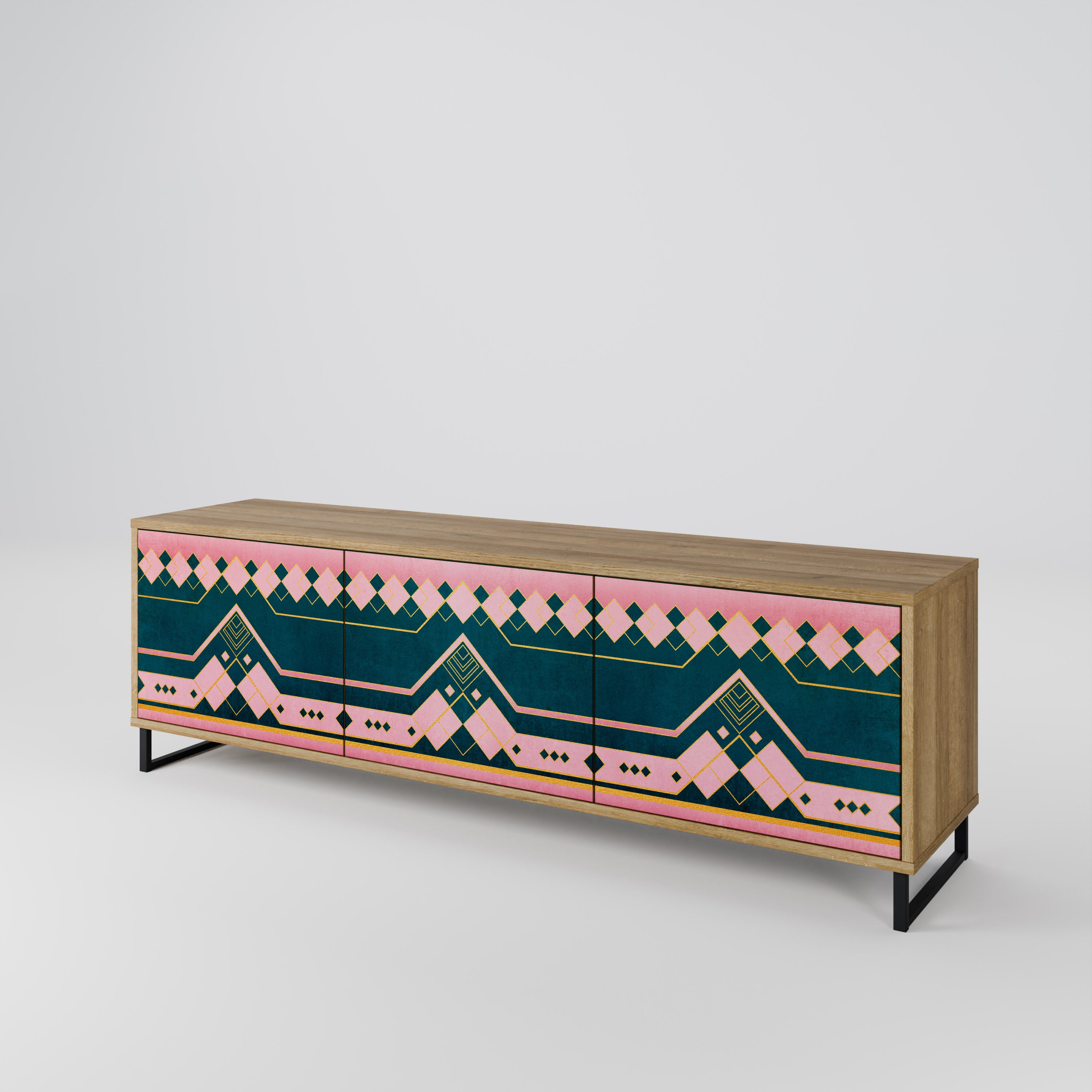 ROYAL COMPOSITION 3-Door TV Cabinet