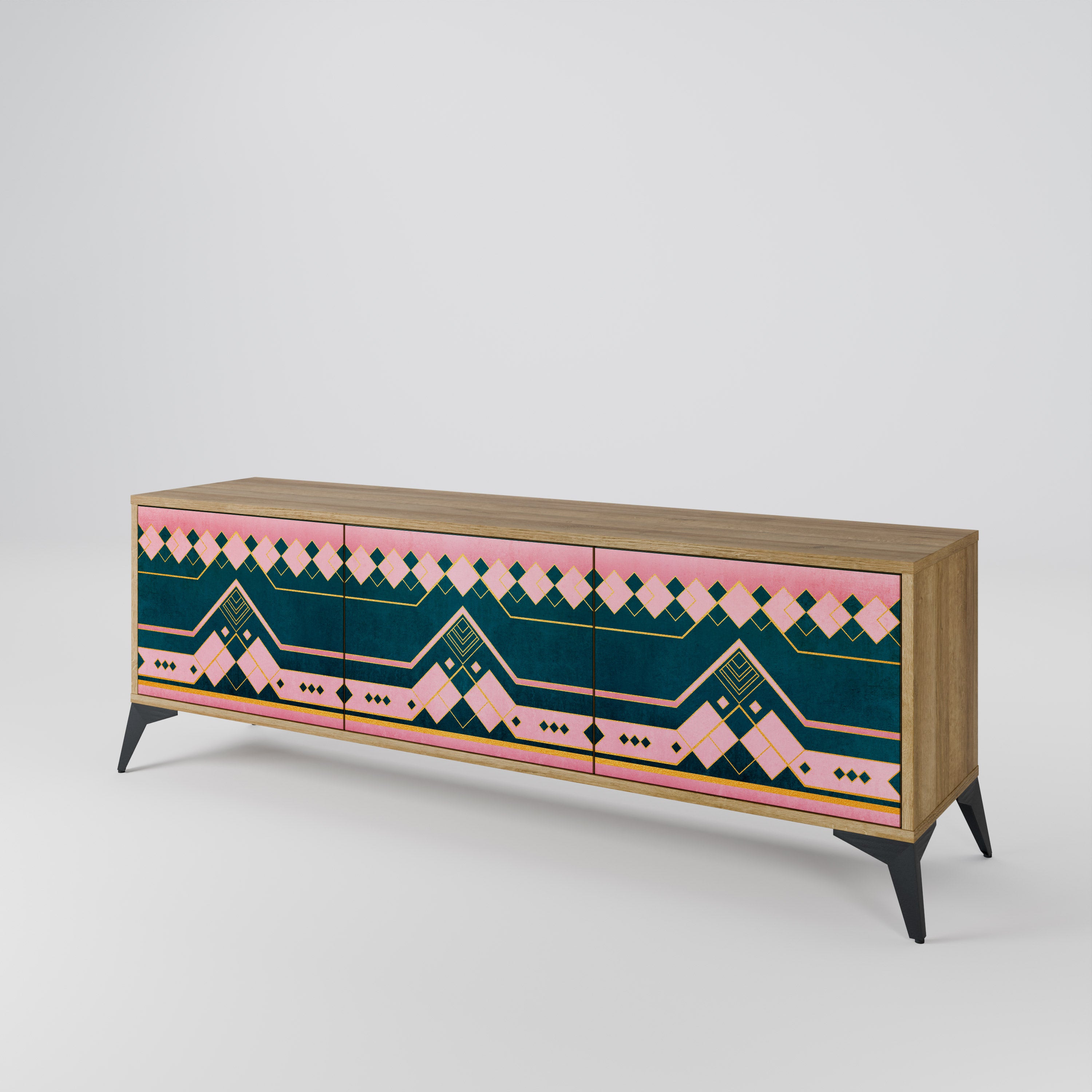 ROYAL COMPOSITION 3-Door TV Cabinet