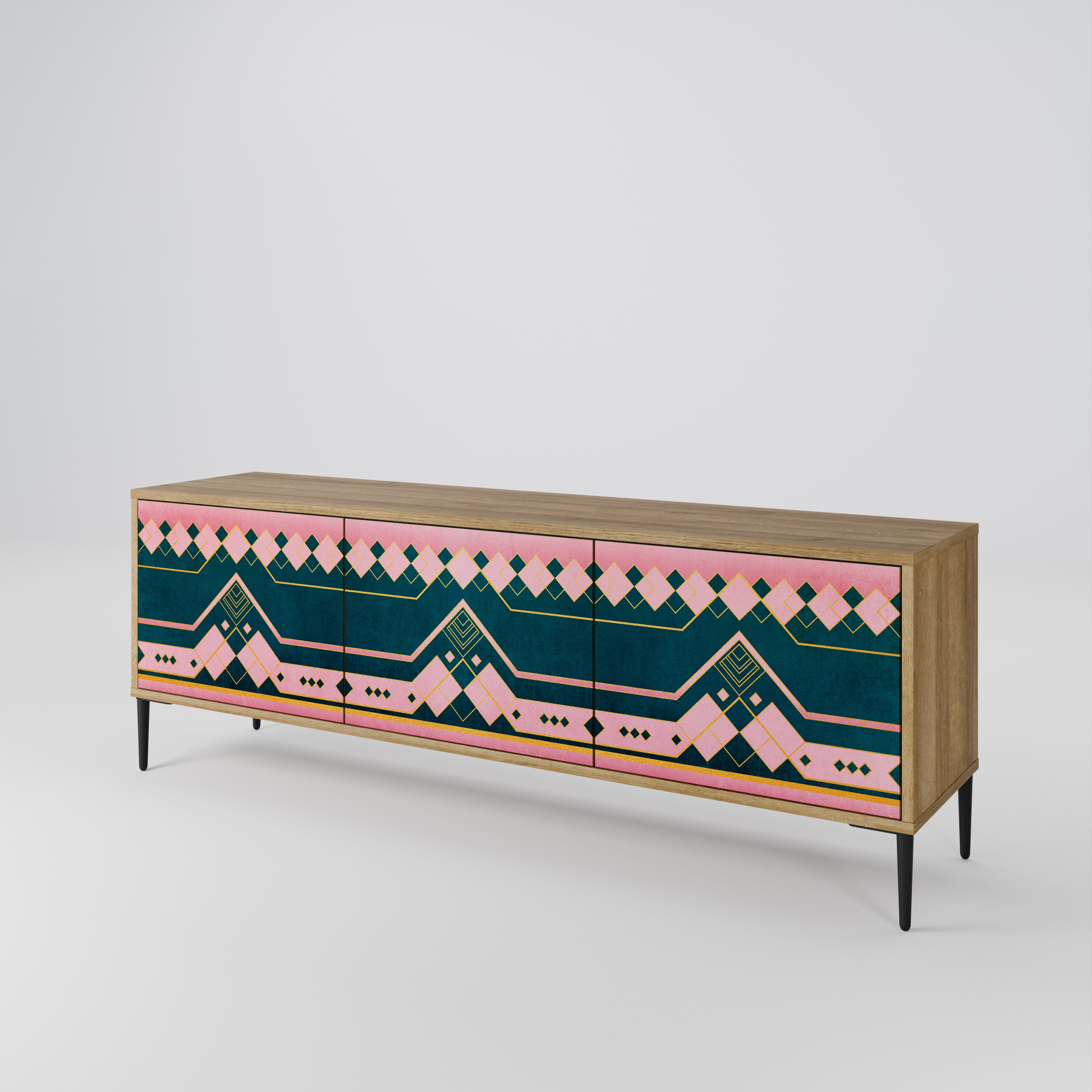 ROYAL COMPOSITION 3-Door TV Cabinet